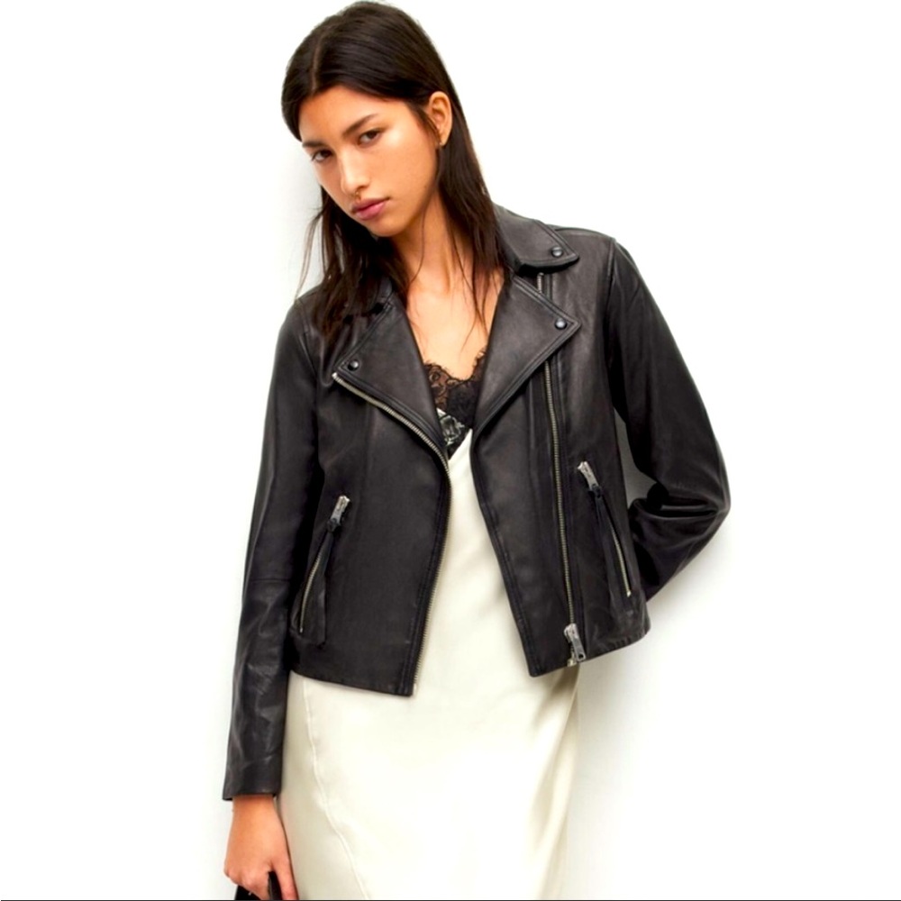NWT OFFER 🍄 ALL SAINTS Dalby Leather Jacket